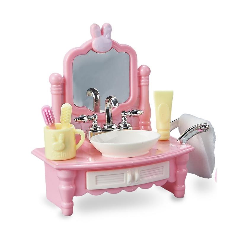 Casinha Feliz - Mini Banheiro - Tipo Sylvanian Family P